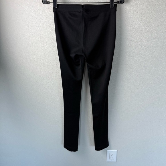 Helmut Lang Zip-Hem Legging Pants Black Casual Designer Streetwear Women’s XS - Picture 10 of 13